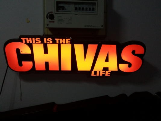 ขายป้ายไฟ CHIVAS ใช้งานได้ปกติ