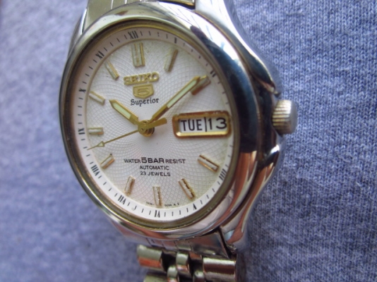 +++++ SEIKO 7s36 หน้าปัดขาวกีโยเช่ +++++ +++++ SEIKO 7s36 หน้าปัดขาวกีโยเช่ +++++