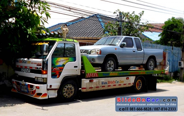 บริการรถยก-รถสไลด์24ชม. Slideon 087-814-2333,081-666-8828 รถลาก,ขนส่งรถยนต์,รถบรรทุกรถยนต์,ยกรถ,รถสไลด์ออน,รถยก,ลากรถ,ขนรถยนต์,low loader,car towing
