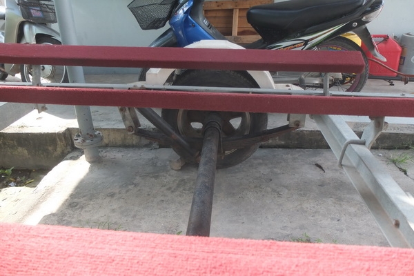 ขายเทร์เลอร์คู่ ใส่เรือ 4 stroke