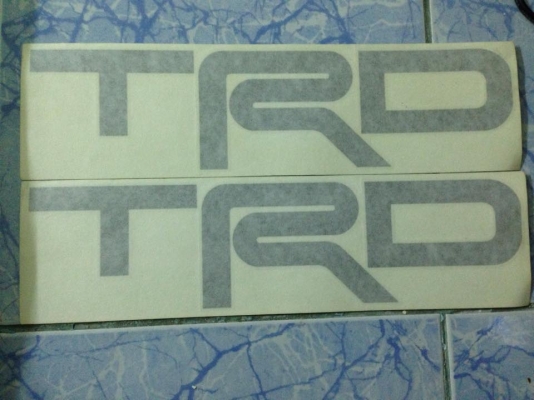 ขายสติกเกอร์ท้ายกะบะรถ vigo Prerunner  4*4  TRD เเท้