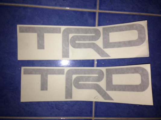 ขายสติกเกอร์ท้ายกะบะรถ vigo Prerunner  4*4  TRD เเท้