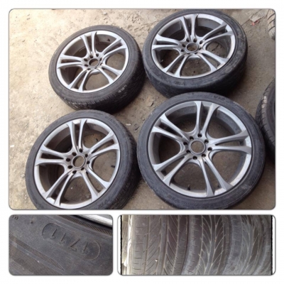 ขายแม็กมือ2ลาย Model 5 ขอบ17 4รู100/114 +ยาง10-11ราคา7,300 บาทถูก