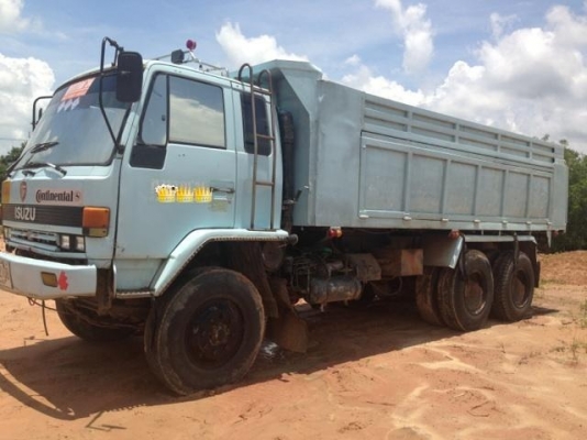 ISUZU ROCKY เครื่อง 360 HP 6WA1 รถพ่วงแม่+ลูก กระบะดั๊มพ์ 12 ตันสภาพดีไม่มีผุกร่อน ลูก 2 เพลาดั๊มพ์ความยาว 6 เมตร เครื่องแห้งแรงดีมากครับ ภายในเก๋งคอนโซลสวยครบพร้อม พวงมาลัยเพาเวอร์ ระบบเบรคทริ๊ปฟี้ครบ ช่วงล่างยางสภาพดี 70\% ทั้งแม่ลูกพร้อมใช้งาน เอกสารทะเ