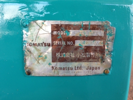 ขายรถแบคโฮ Pc30-7 รถพร้อมใช้ ช่วงล่างเต็ม ราคาต่อรองได้