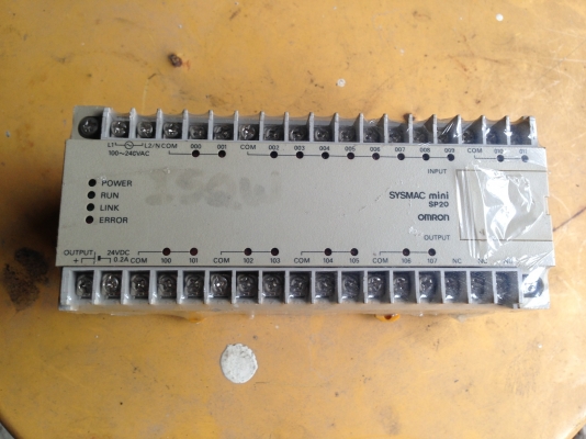 ขายเครื่อง PLC ของ omron รุ่น SP 20-DR-A เครื่องถอดจากตู้ สภาพดี
