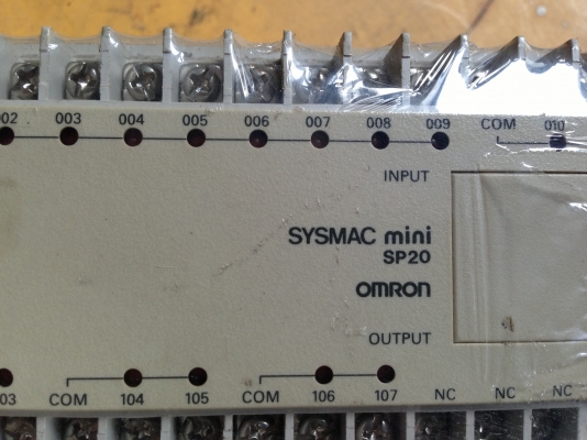 ขายเครื่อง PLC ของ omron รุ่น SP 20-DR-A เครื่องถอดจากตู้ สภาพดี