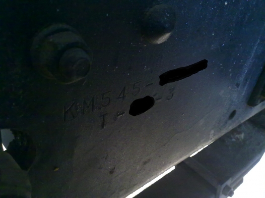 Hino KM545 117 HP WO4D แชชซีสดๆ เครื่องแน่น