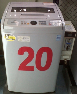 ขา่ยเครื่องซักผ้าหยอดเหรียญ มือสอง ราคาถูกๆ