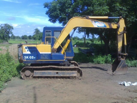 ขายรถแบ็คโฮ kobelco sk 60 mark 2 เอกสารเล่มทะเบียน สภาพเดิมๆ พร้อมใช้งาน