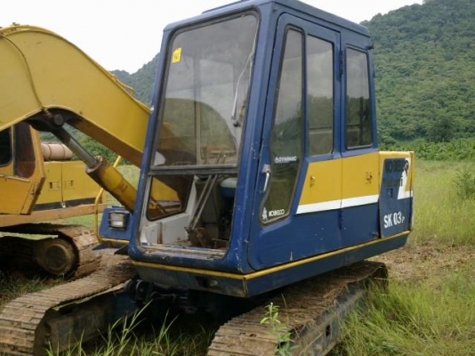 ขายรถแบ็คโฮ kobelco sk 60 mark 2 เอกสารเล่มทะเบียน สภาพเดิมๆ พร้อมใช้งาน