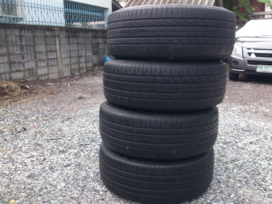 ขายแม็กTE37  6รู 139.7ขอบ18 พร้อมยางบริสโตร์265/60R18 ยางปลายปี10 สวยๆ จำนวน 1 ชุด