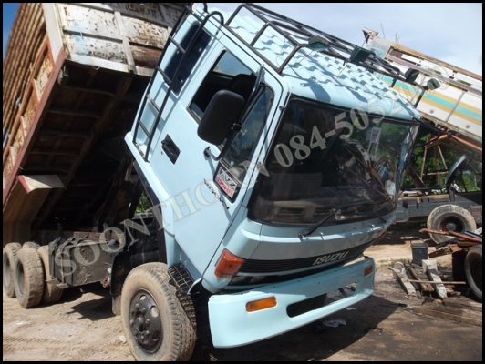 ขายด่วน รถบรรทุก 10 ล้อ ISUZU ROCKY 195 แรง /2 เพลา สโลว์ กระบะดั้ม รถพร้อมใช้ ราคาสุดคุ้ม