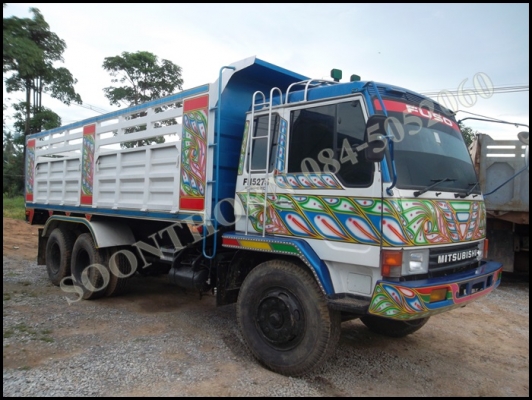 ขายด่วน รถบรรทุก 10 ล้อ MITSUBISHI FUSO 527  220 เทอร์โบ  ดั้มต่อใหม่ รถสวยสภาพสวย พร้อมใช้งาน ราคาสุดคุ้ม