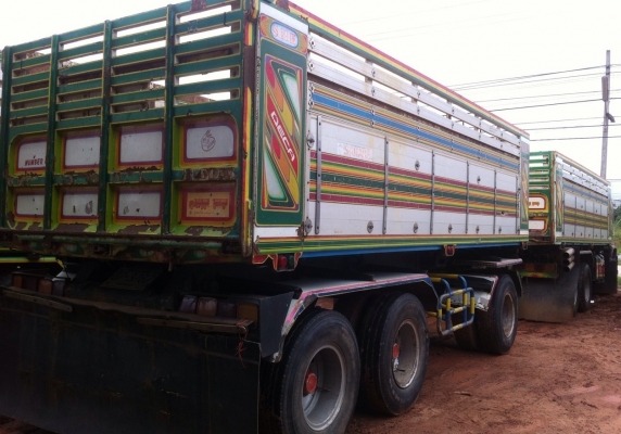 ISUZU DECA FXZ 320 HP EURO2 ปี 48 รถพ่วงแม่+ลูก กระบะดั๊มพ์มิเนียมของอู่สหกิจสวยจัดทั้งแม่ทั้งลูก ลูก 3 เพลาดั๊มพ์ความยาว 6.80 เมตร เครื่องแน่นแรงดี ภายในเก๋งคอนโซลสวยอุปกรณ์อำนวยความสะดวกครบเพียบพร้อม CD MP3 แอร์เย็น พ.เพาเวอร์ ก.ไฟฟ้า ระบบเบรคทร