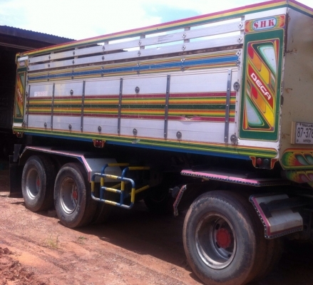 ISUZU DECA FXZ 320 HP EURO2 ปี 48 รถพ่วงแม่+ลูก กระบะดั๊มพ์มิเนียมของอู่สหกิจสวยจัดทั้งแม่ทั้งลูก ลูก 3 เพลาดั๊มพ์ความยาว 6.80 เมตร เครื่องแน่นแรงดี ภายในเก๋งคอนโซลสวยอุปกรณ์อำนวยความสะดวกครบเพียบพร้อม CD MP3 แอร์เย็น พ.เพาเวอร์ ก.ไฟฟ้า ระบบเบรคทร