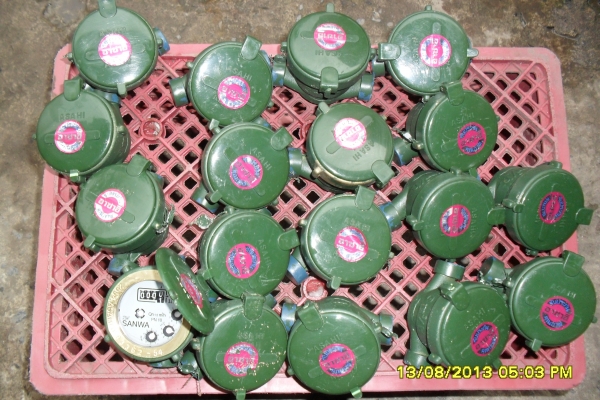 ขายมิเตอร์น้ำ SANWA หัวทองเหลือง