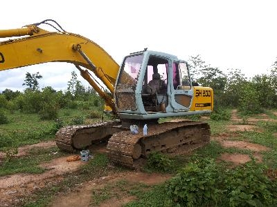 SUMITOMO SH200-1A เอวเต็ม ช่วงล่างสวย 90\% มีทะเบียนครบ