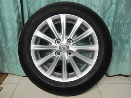 ขายล้อแม็ก Toyota Vios ลาย 12 ก้านพร้อมยาง Dunlop ขอบ 15