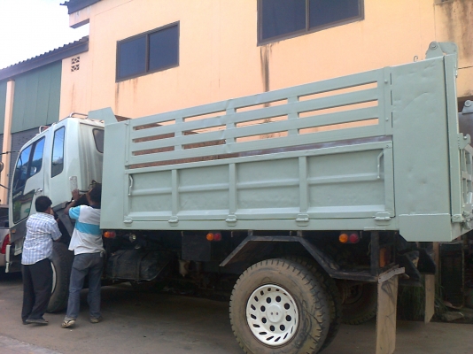 ขายรถ 6 ล้อ HINO FF195 ยาง 9 ใหม่ทั้งหมด ดั๊มสามมิตร