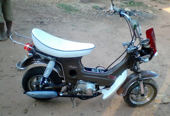 ชาลีประกอบใหม่ วางเครื่องมังกี้ 110 ซีซี ครัชมือ สตาทมือ มีอินวอย  16800 บาืท