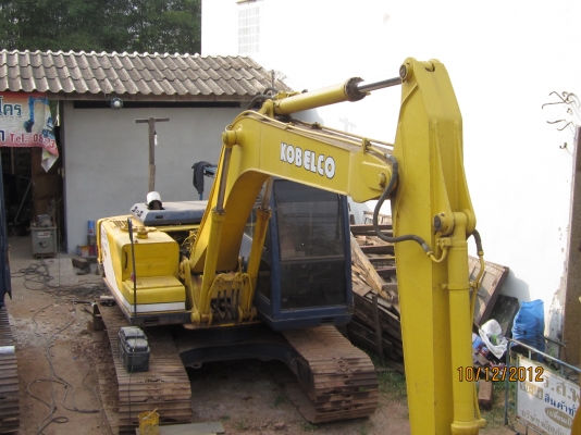 KOBELCO SK120 mark 3 เครื่องป๊มเดิม ไฟฟ้าตัด โซ่แผ่นบาง เอวเปลี่ยนใหม่ สัญญาซื้อขาย