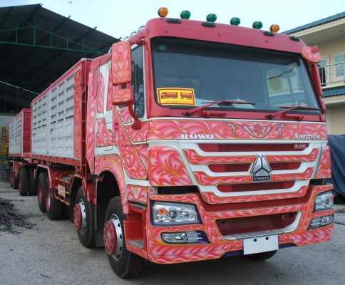 มาใหม่สุดคุ้ม Sino Truk CNG กะบะดั๊ม 12 ล้อ 345 แรง