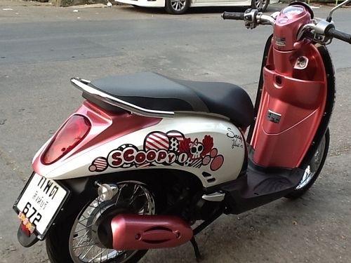 HONDA SCOOPY Iสวยแกะกล่องไร้ที่ติวิ่งน้อย7xxxโลปี2011