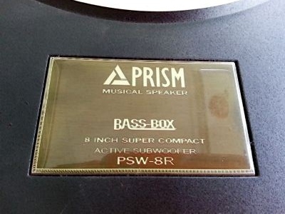 ขายถูกq Sub Box ของดี Prism PSW-8R เสียงนุ่มๆ ซ่อนไว้ใต้เบาะไม่เปลืองที่ เพิ่งถอดจากรถ