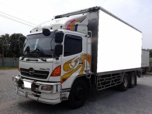 ขาย 10 ล้อเพลาเดียว HINO MEGA FL1J 220 แรงม้า (ตู้สเตนเลส) ปี 2547