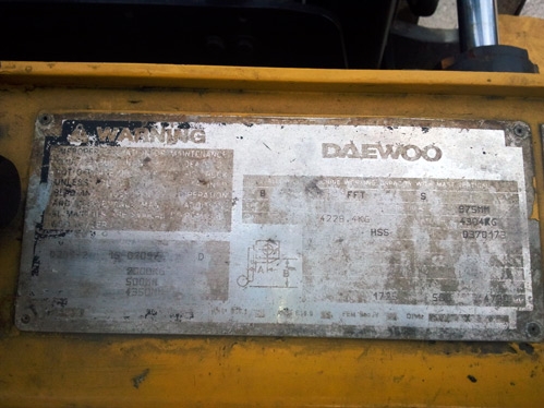 ขายรถโฟล์คลิฟท์ แดวู 2 ตัน ถูกๆ