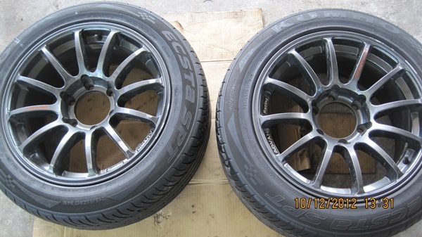 ขายแม็ก17 ADVAN RS 6รู 4วง พร้อมยาง