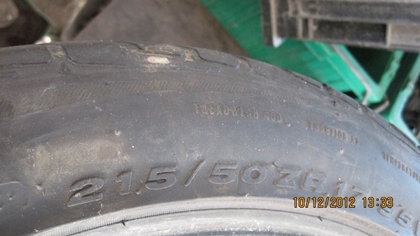 ขายแม็ก17 ADVAN RS 6รู 4วง พร้อมยาง