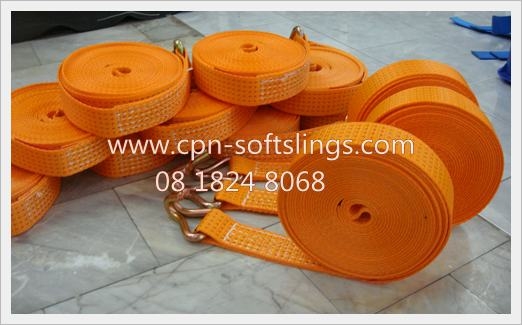 สลิงผ้าใบ สลิงยกของ สลิงอ่อน สลิงแบน สลิงกลม สายรัดรถ สายพานยกของ