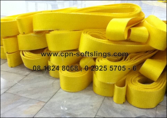 สลิงผ้าใบ สลิงยกของ สลิงอ่อน สลิงแบน สลิงกลม สายรัดรถ สายพานยกของ