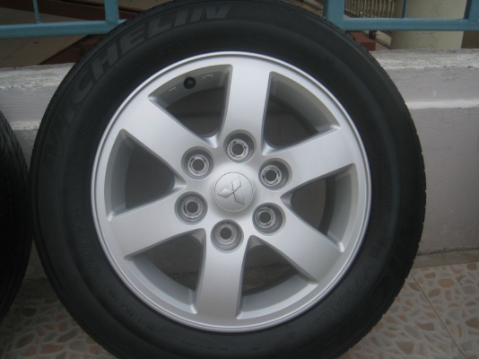 ขายล้อแม็กเดิม mitsubishi pajero 16"x7"  6/139  et38+ยางปี 10(081-3747940)