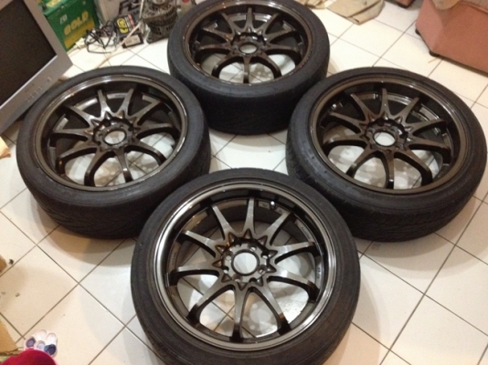 ขายแม็กซ์มือ2 ลายCE28 ขอบ17 4 รู100/114 + ยาง ราคา 9,900 บาท