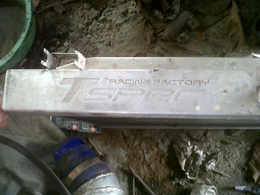 หม้อน้ำ tspec พร้อมพัดลมไฟฟ้า+สายไฟพร้อมดีเลย์