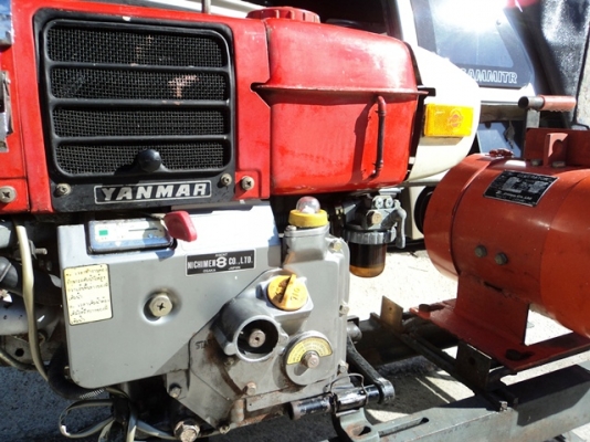 เครื่องปั่น 3 KW.ยี่ห้อ DENYO พร้อมเครื่องยนต์ดีเซลยันม่าติดตั้งบนฐานล้อ