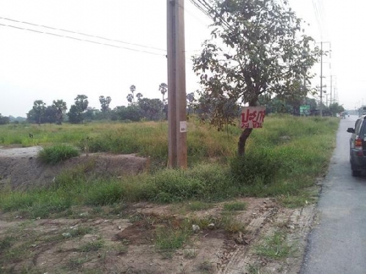 ขายด่วน ที่ดินถมแล้วติดถนนเชียงรากน้อย หลัง ม.ธรรมศาสตร์ รังสิต จำนวน 7.5 ไร่