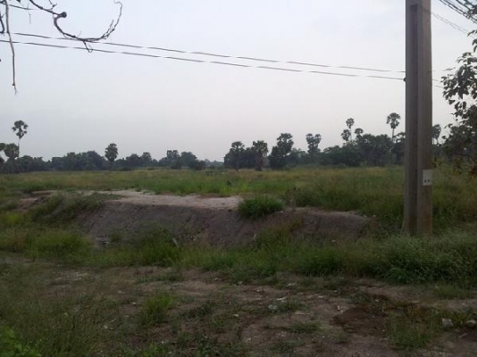 ขายด่วน ที่ดินถมแล้วติดถนนเชียงรากน้อย หลัง ม.ธรรมศาสตร์ รังสิต จำนวน 7.5 ไร่