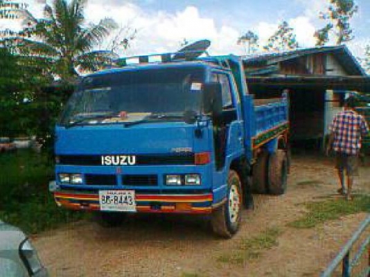 ขายรถบรรทุกหกล้อ ISUZU 115 HP กระบะดัมพ์