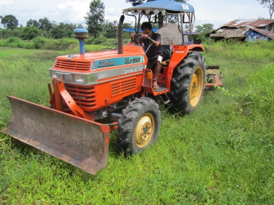 ขายด่วน รถ Kubota L1-345DT Turbo  ดันหน้า+ผาน Hui 6x22"