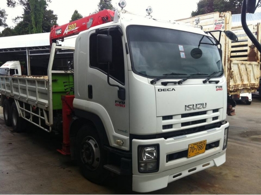 ISUZU DAGA 10 ล้อ 1 เพลา FVM 240 แรง EURO 3 ยาว7.80 ม