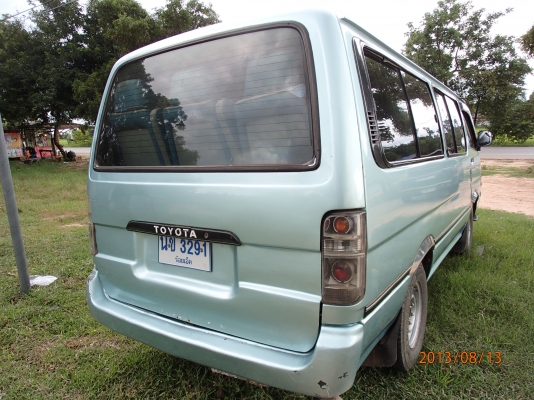 ขายรถตู้ TOYOTA ดูดีตามสภาพ เครื่อง 1JZ  2 ระบบ แก็ส+เบนซิลประหยัดมาก ราไม่แพงพร้อมโอน