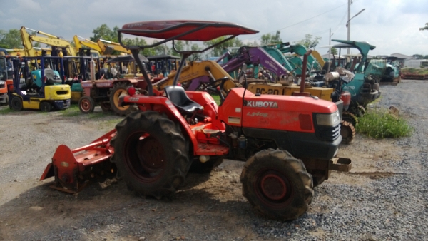 มาแล้ว KUBOTA L3408  + โรตารีตราช้าง พร้อมติดใบมีดดันดินหน้าใหม่ สยามแทรกเตอร์ และผาน 6 ตราช้าง เอาไปเลย
