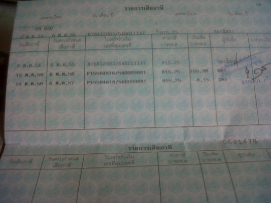 เล่มทะเบียน นิสสัน HB 12