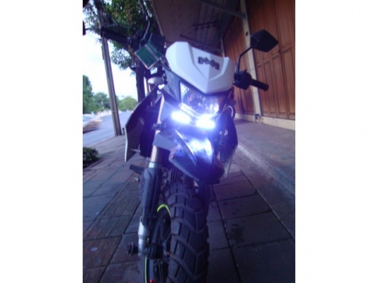 ขาย New KSR 110 ปี 2553 (สีขาว ) วิ่ง 2,500 กม. แท้ ท่อคู่ 2