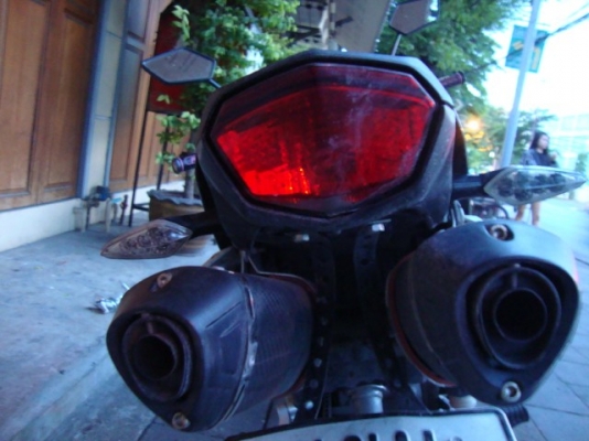 ขาย New KSR 110 ปี 2553 (สีขาว ) วิ่ง 2,500 กม. แท้ ท่อคู่ 2