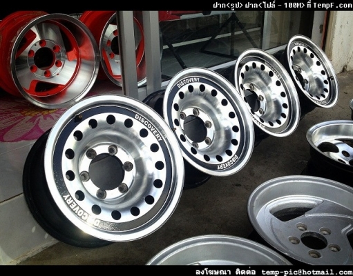ขายล้อหยดน้ำ DISCOVERY JAPAN ขอบ 15x7.5 ET0 6/139.7 สภาพสวยครับ